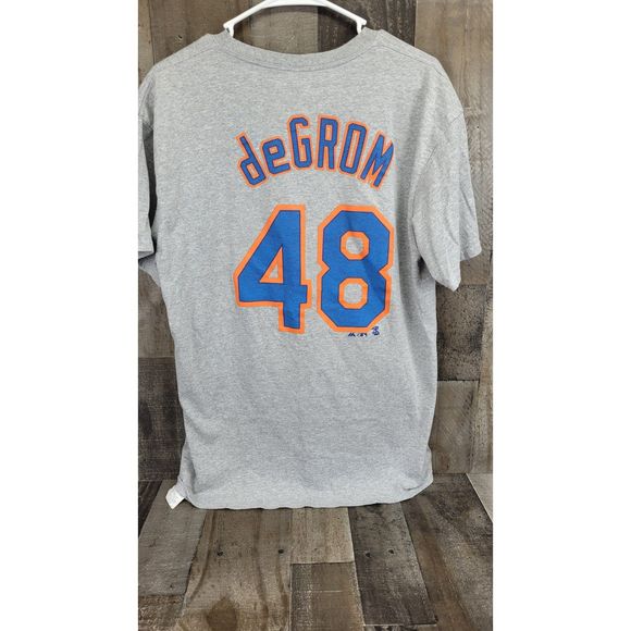 MLB Baseball New York Mets #48 Jacob DeGrom Adult Tee Size - Picture 6 of 7